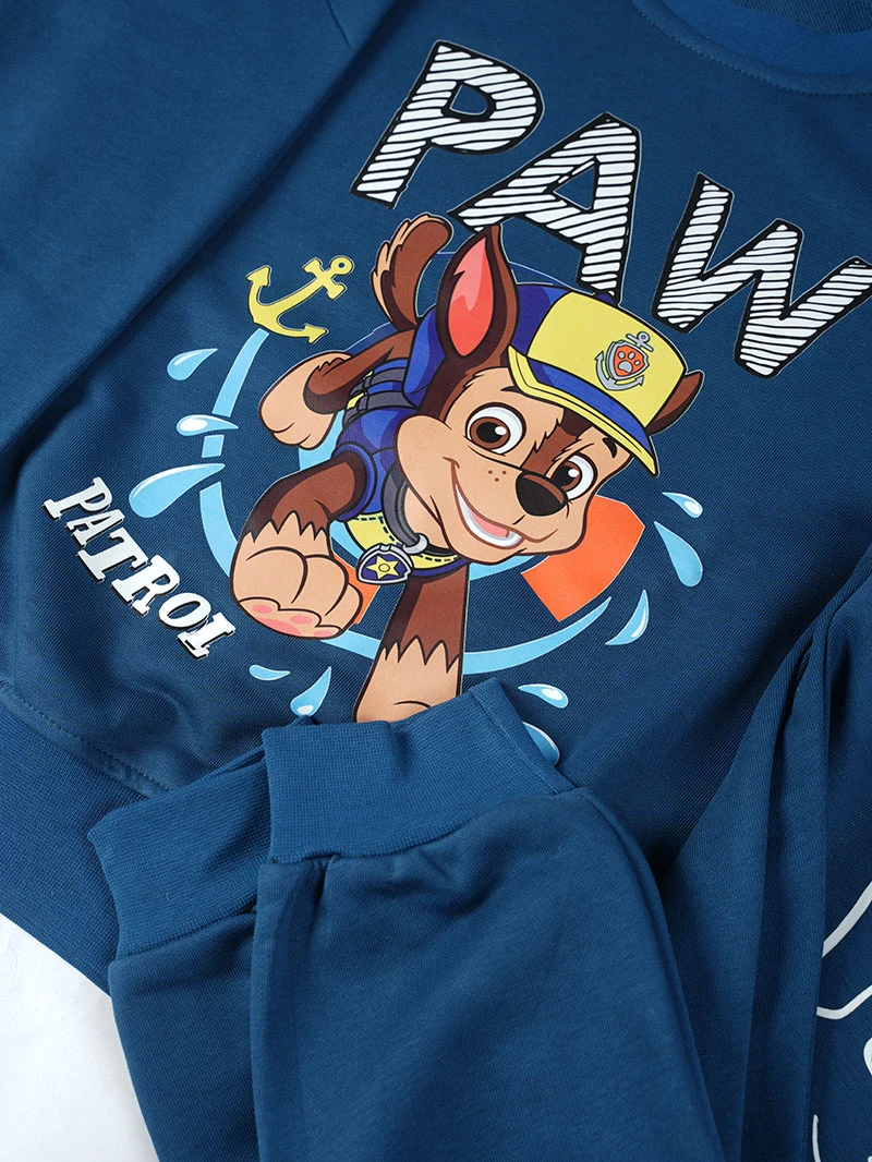 Ensemble 3D PAW PATROL Bleu marine en premuim montonet Turc