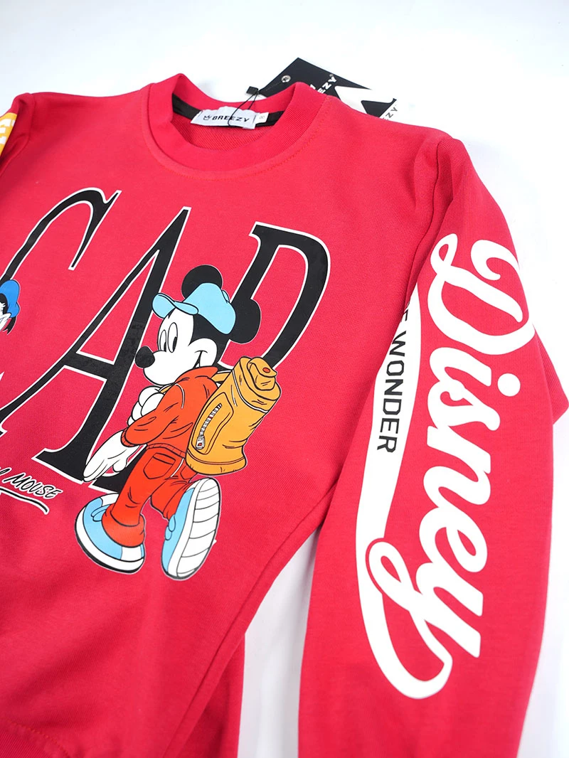 Ensemble 3D Mickey & Co Rouge en premuim montonet Turc