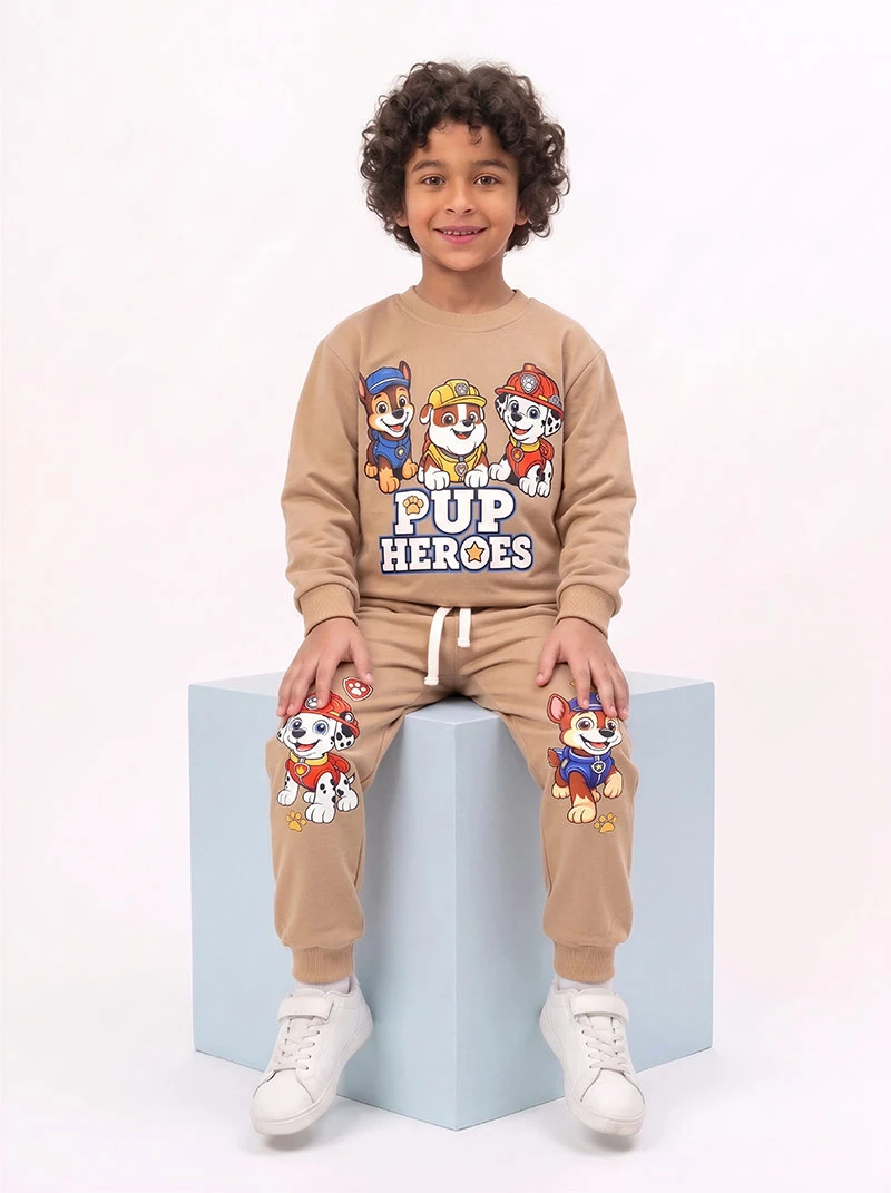 Ensemble 3D PUP HEREOS Beige en premuim montonet Turc