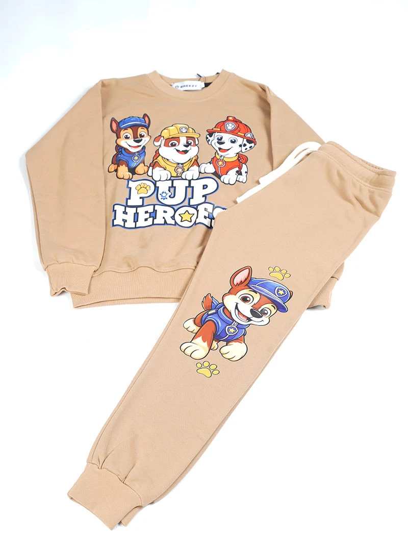 Ensemble 3D PUP HEREOS Beige en premuim montonet Turc