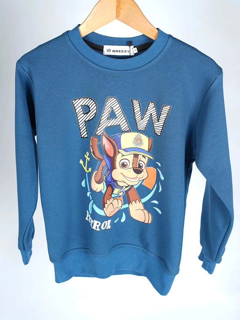 Ensemble 3D PAW PATROL Bleu marine en premuim montonet Turc
