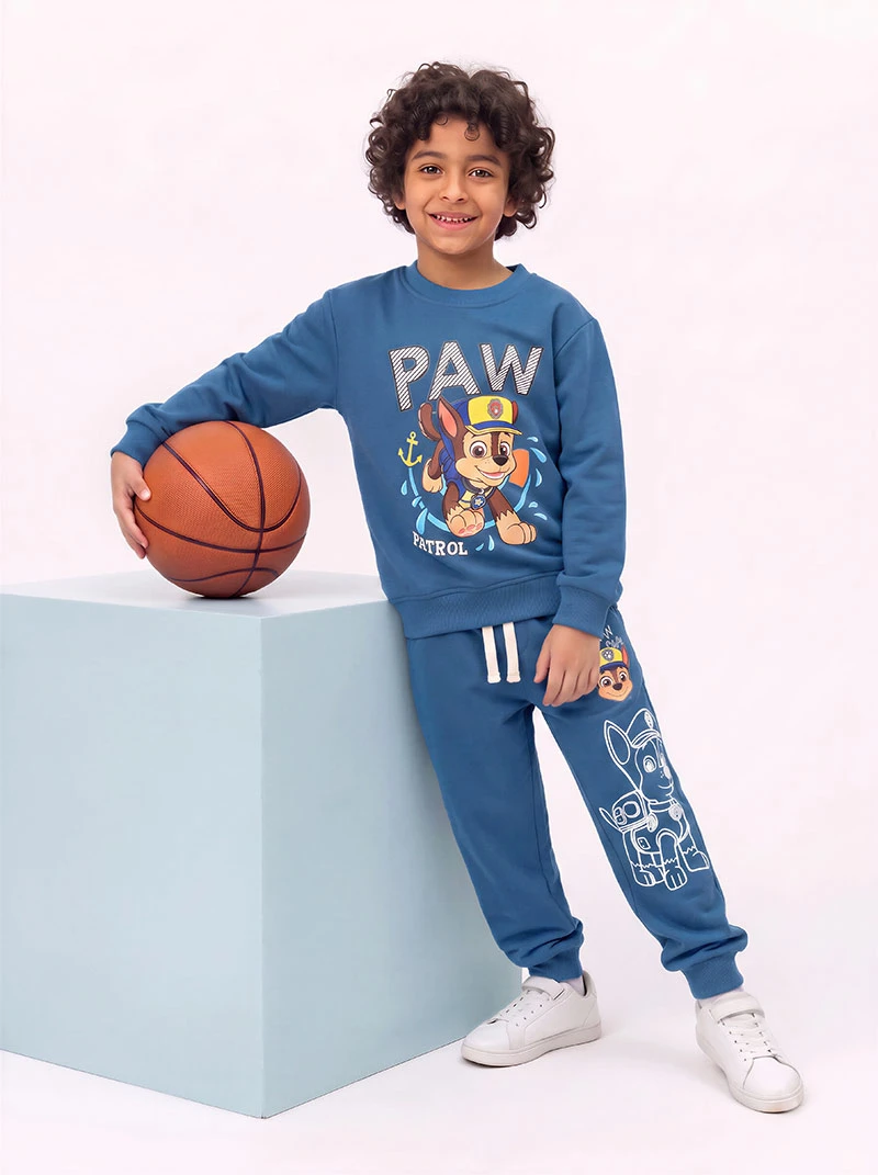 Ensemble 3D PAW PATROL Bleu marine en premuim montonet Turc
